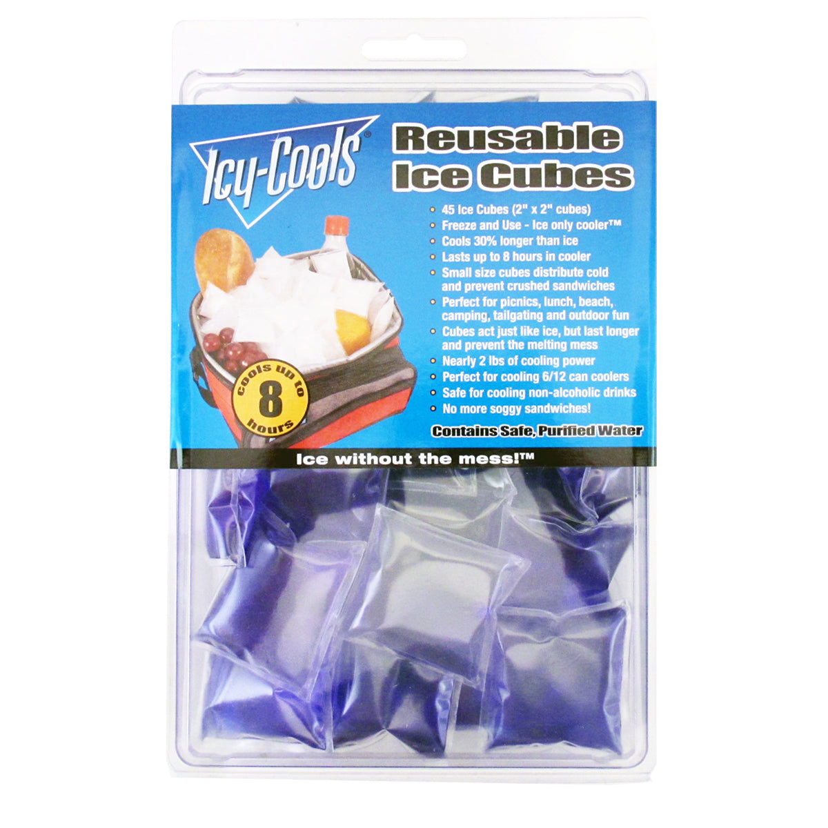 Reusable Ice Cubes - Single-3-6-12 Pack