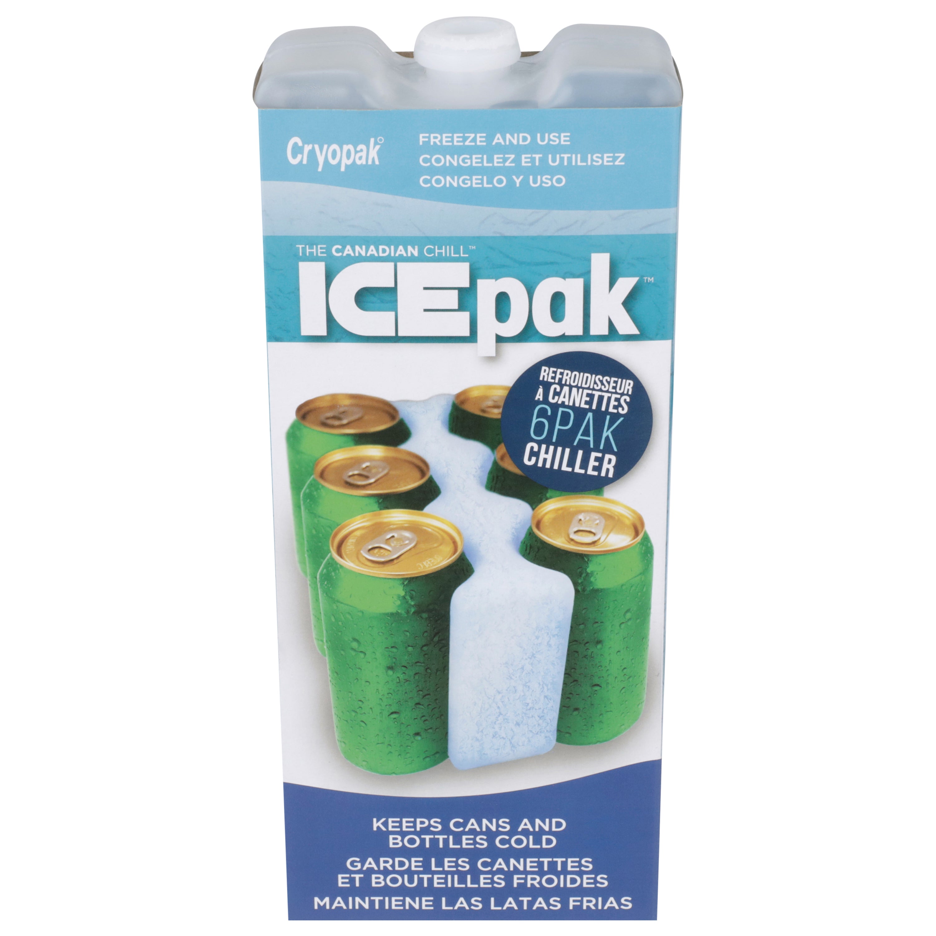 IcePak Can Cooler — Keep 6 Cans Cold in Any Cooler | Cryopak – Icy ...