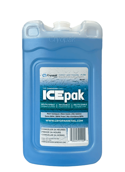 Cryopak IcePak Hard Gel Pack - XL-L-M-S-Lunch-1Pack-2 Pack-4 Pack