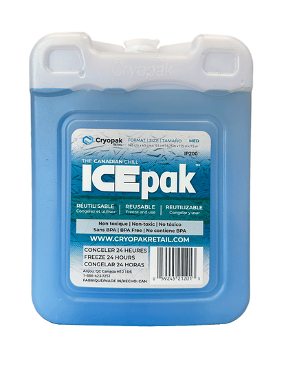 Cryopak IcePak Hard Gel Pack - XL-L-M-S-Lunch-1Pack-2 Pack-4 Pack