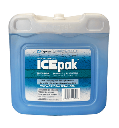 Cryopak IcePak Hard Gel Pack - XL-L-M-S-Lunch-1Pack-2 Pack-4 Pack