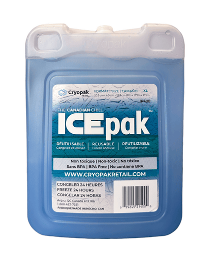 Cryopak IcePak Hard Gel Pack - XL-L-M-S-Lunch-1Pack-2 Pack-4 Pack