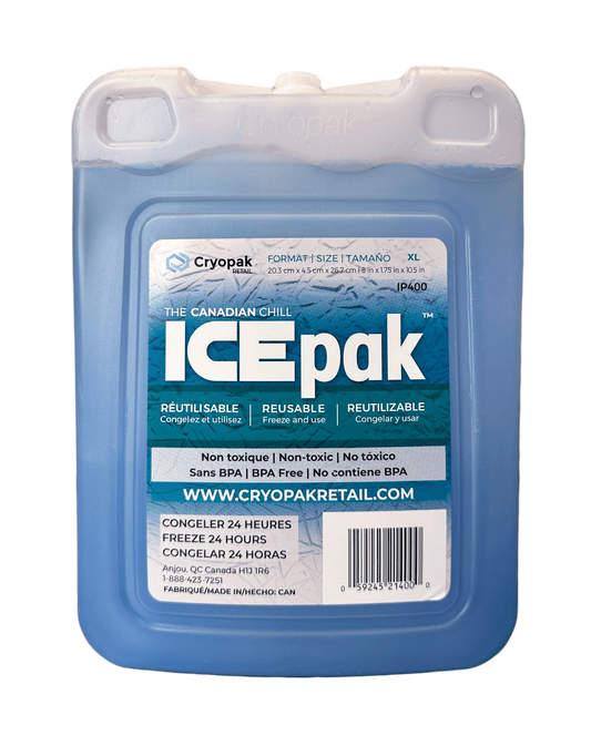 Cryopak IcePak Hard Gel Pack - XL-L-M-S-Lunch-1Pack-2 Pack-4 Pack