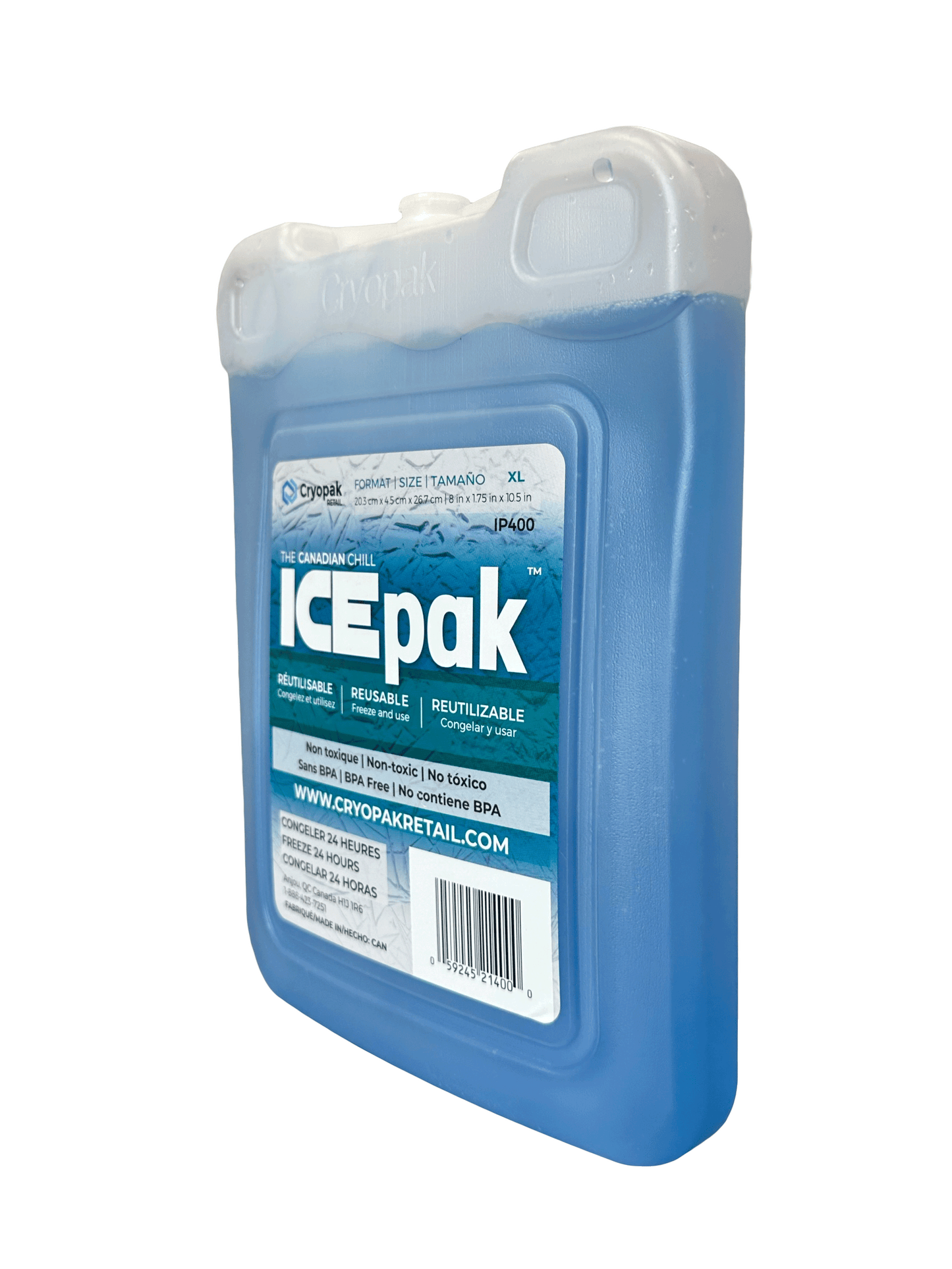 Cryopak IcePak Hard Gel Pack - XL-L-M-S-Lunch-1Pack-2 Pack-4 Pack